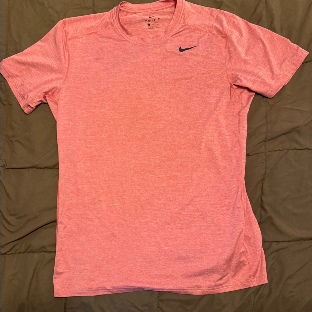 Nike Men's Pink Dri-FIT Shirt
